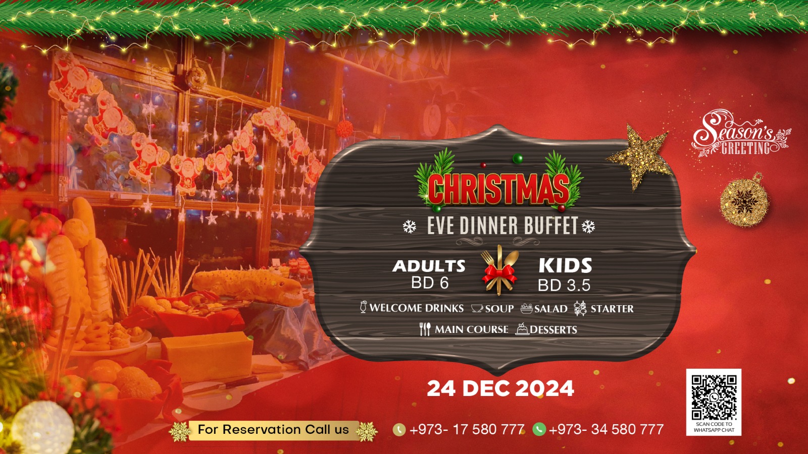 Christmas Buffet Menu 2024 Bahrain The M Restaurant