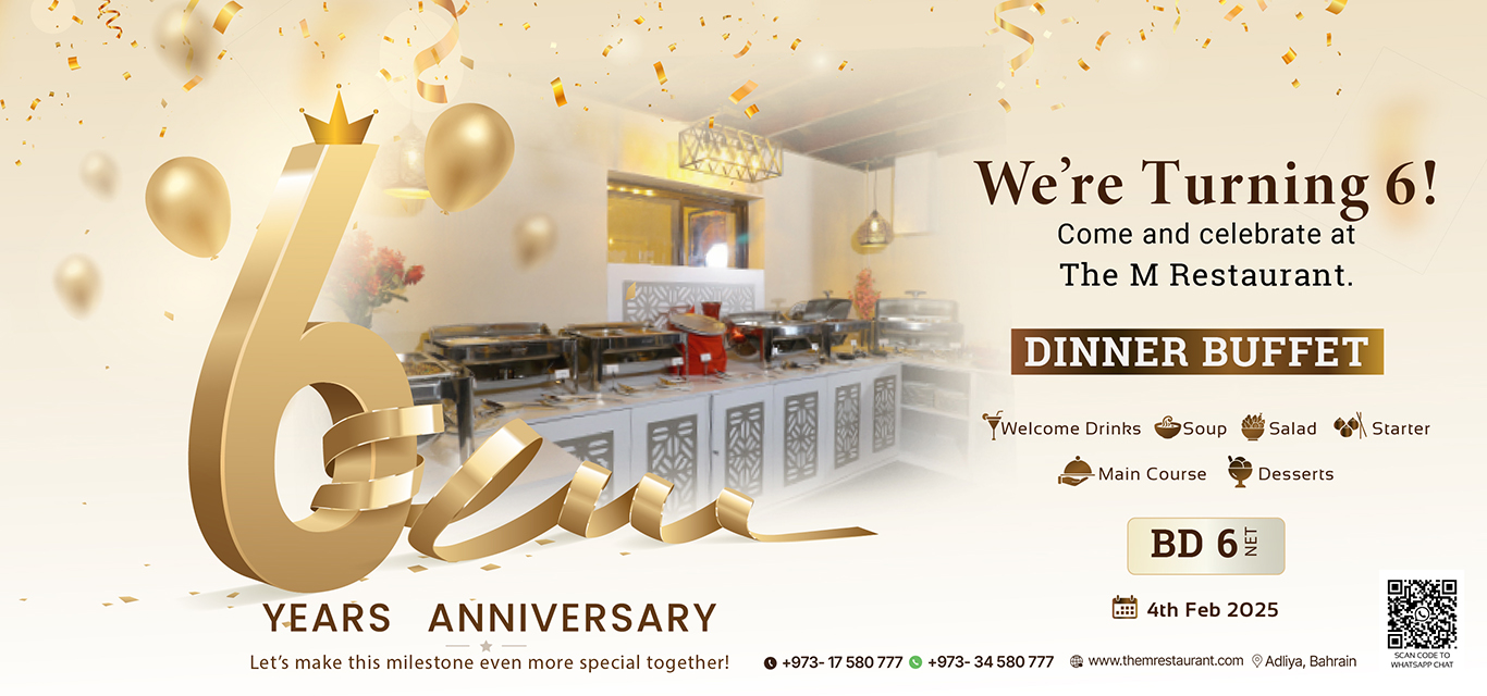 anniversary dinner buffet offer